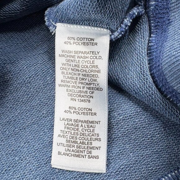 Vineyard Vines Mens Blue Long Sleeve Striped Performance Pullover Hoodie Size M - Picture 8 of 10